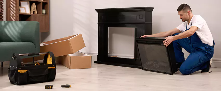 Old Rusted Metal Fireplace Repair And Replacement in Mount Vernon, IL
