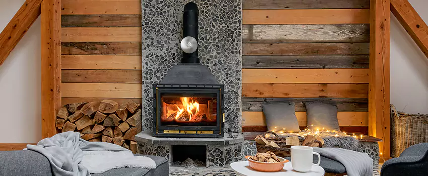 Thelin Hearth Products Direct Vent Gas Stove Fireplace Inspection in Mount Vernon, Illinois